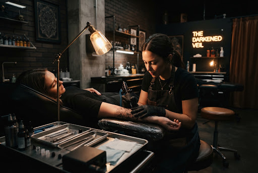 Sesión de tatuaje profesional en Estudio Borart Villa Urquiza